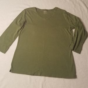 Gander MTN Green 3/4 Sleeve Tee